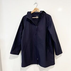 Eileen Fisher Seersucker Hooded Jacket